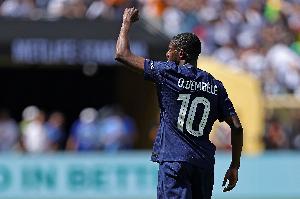 巴黎名宿：登贝莱像在街头踢球的巴西人 对内马尔的伤病感到遗憾