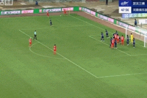 49分钟3球领先！卢永涛头球破门梅开二度，河南3-0三镇