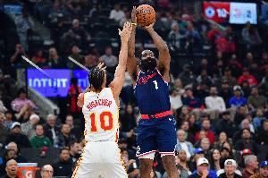 牙套掉了！哈登30+三双仍难阻5连败 快船现今这口锅究竟该谁背？